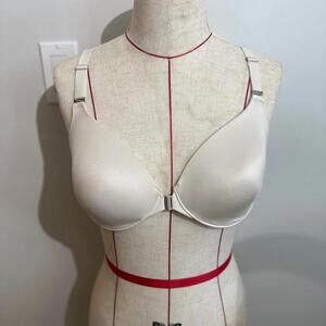 Soma 36C Vanishing Back Full Coverage‎ Front Closure Bra Women's Size 36C